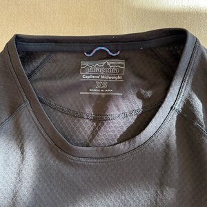 Patagonia Black Capilene Midweight Base Layer